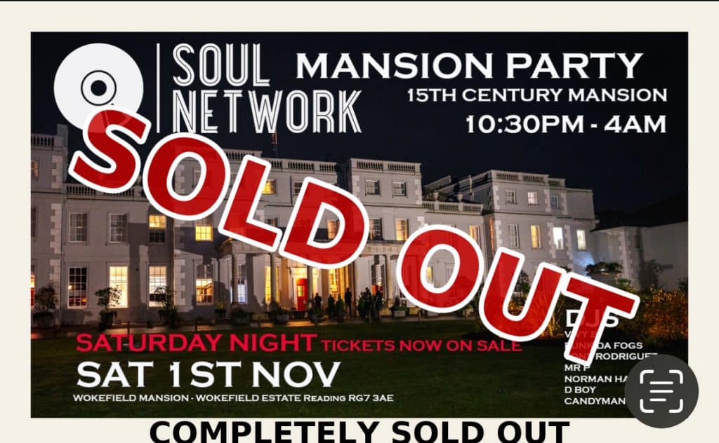 Soul Network Mansion Party SOLD OUT